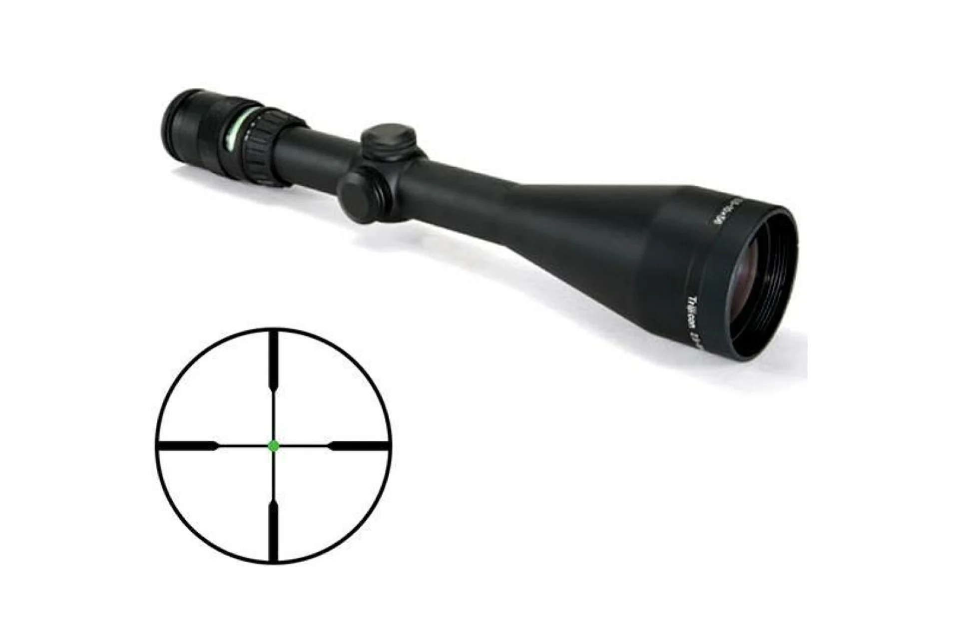 Trijicon 200024 AccuPoint 2.5-10x56 30mm SFP Green Dot Riflescope - STD Crosshair w/ Green Reticle - 200024