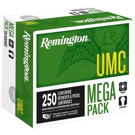 Remington UMC .38 Special Ammunition, 250 Rounds, MC/FMJ, 130 Grains 23731