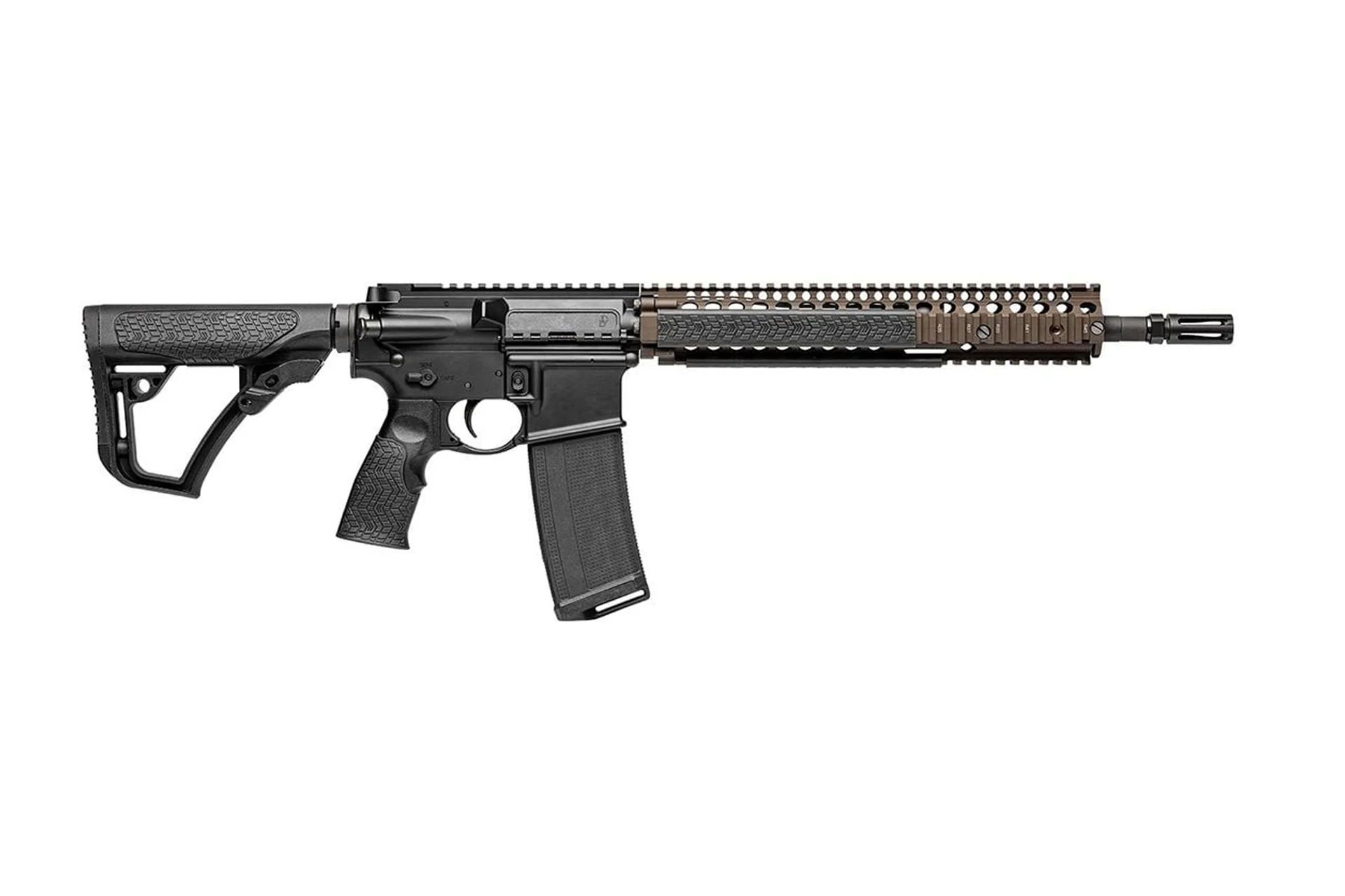 Daniel Defense M4A1 Flat Dark Earth/Black 5.56mm NATO 14.5" 1:7 Semi-Auto AR-15 Rifle - 02-088-06027-011
