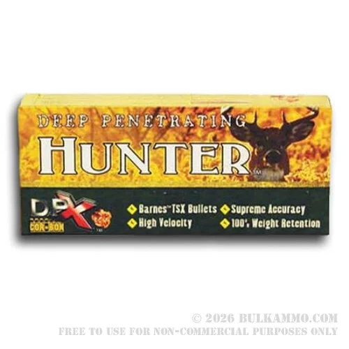 20 Rounds of 6.8 SPC Ammo by Corbon Hunter - 110gr T-DPX
