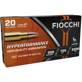 Fiocchi Hyperformance 300 Blackout 125 Grain SST