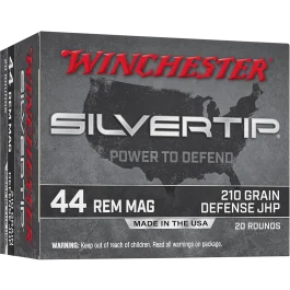 Winchester Silvertip 44 Mag 210 Grain JHP W44MST