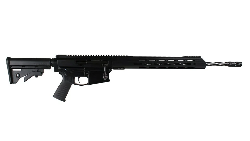 BC-10 | .308 Bolt Action Style Rifle | 20” Black Nitride 416R SS Bear Claw Fluted Heavy Barrel | 1:10 Twist | 15” MLOK Split Rail | No Magazine