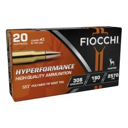 Fiocchi Hyperformance 308 Winchester 180 Grain SST