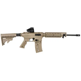 Mossberg 715T Flat Top .22 LR Semi-Automatic 25rd 16.25" Rifle w/Green Dot Sight 37240