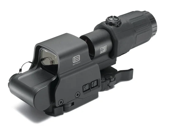 EOTech Complete System Includes EXPS2-0Grn Hws G33 Magnifier With QD And (STS) Switch To Side Mount With Quick Detach - HHS-GRN