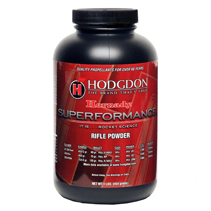 Hodgdon Powder Can Superformance 1 lb - HSP1