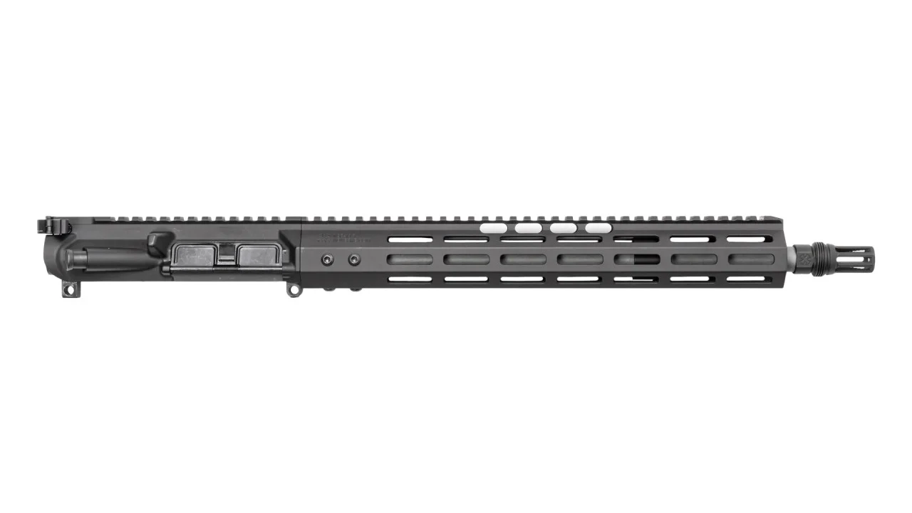 Noveske Upper Complete 4Th Generation N4 5.56 14.5 Light Afghan Chf Bazooka Green Cerakote NSR-13.5 (M-LOK) BLK Love Handle Charging Handle Long Pig Pen Fh 1/2X28 (Pinned) - 03002565-BG