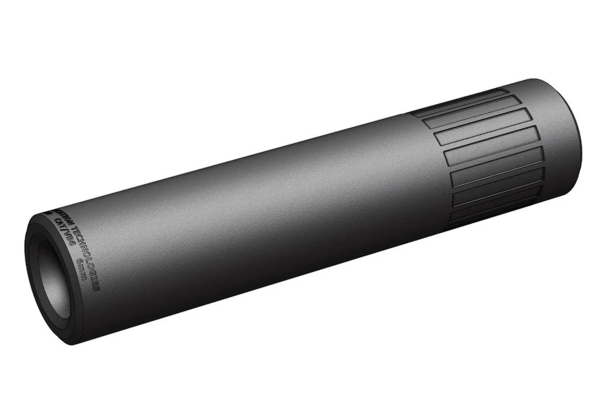 CAT VB6 Ti 6mm Suppressor Including 1/2x28 AI NANO Included - CATVB6Ti