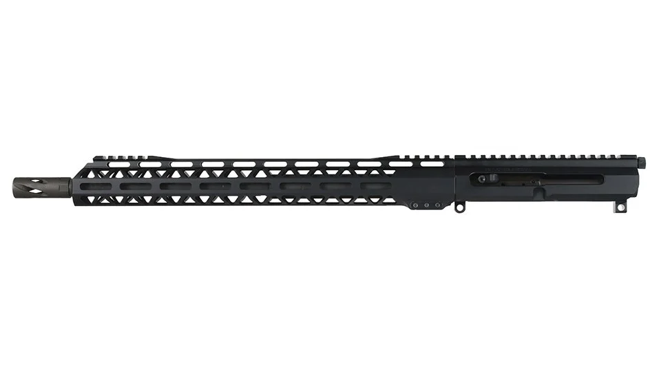 BC-15 | 5.56 NATO Left Side Charging Upper | 16" Parkerized M4 Barrel | 1:8 Twist | Carbine Length Gas System | 15" MLOK Split Rail| with BCG & Charging Handle
