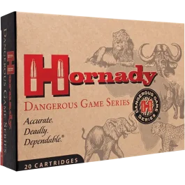 Hornady Dangerous Game 375 H&H Mag 300 Gr Dangerous Game Solid Ammo