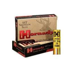 Hornady SST 20 Gauge, 2-3/4" 250GR FTX Sabot Slugs, 5RD 86232