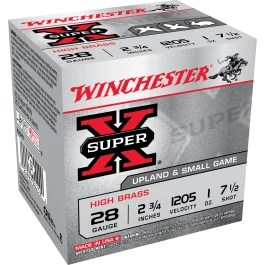 Winchester Super-X 28 Gauge 2.75 1oz 7.5 Shot (25 Rd Box) X28H7
