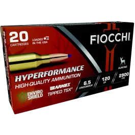 Fiocchi Hyperformance 6.5 Creedmoor 120 Gr Barnes Tipped TSX Ammo