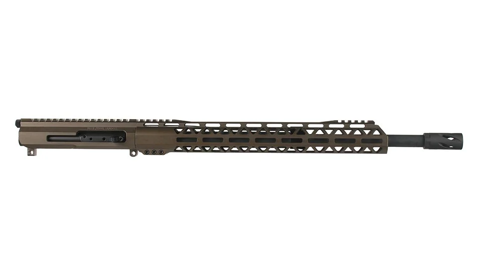 BC-15 |  6mm Arc Right Side Charging Midnight Bronze Upper | 18” Parkerized Heavy Barrel | Mid-length Gas System | 1:8 Twist| Talon 15” MLOK Split  Rail | with BCG & Charging Handle