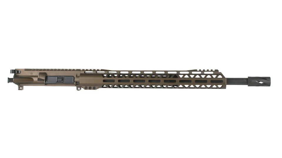 BC-15 | 6mm ARC Midnight Bronze Upper | 18” Parkerized Heavy Barrel | Mid-length Gas System | 1:8 Twist | Talon 15” MLOK Split  Rail | with BCG & Charging Handle