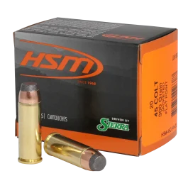Hsm Pro Pistol 45 Long Colt 300 Grain Jacketed Soft Point 45C9N20