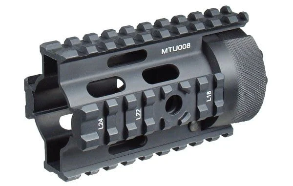 UTG PRO AR Pistol 4" Free Float Quad Rail System - MTU008