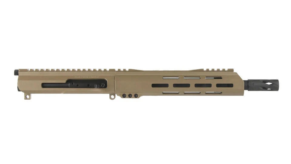 BC-15 | 12.7x42 Right Side Charging Upper | 10.5" Parkerized Heavy Barrel | 1:20 Twist | Pistol Length Gas System | Talon 10” MLOK Split Rail | with BCG & Charging Handle-Flat Dark Earth