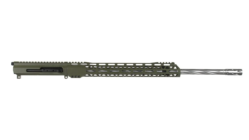 BC-15 | 5.56 NATO Right Side Charging Upper | 22" 416R SS Spiral Fluted Heavy Barrel | 1:8 Twist | Rifle Length Gas System| Talon 15” MLOK Split  Rail | with BCG & Charging Handle