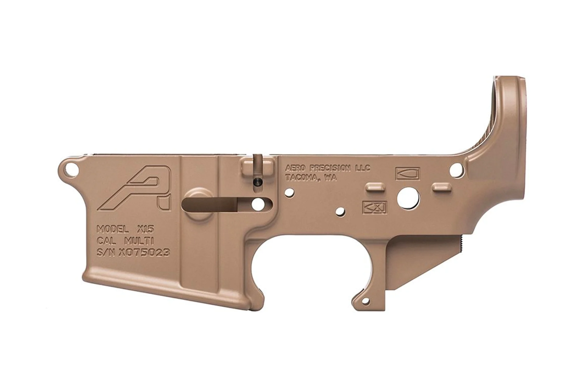 Aero Precision AR-15 Stripped Lower Receiver Gen 2 - FDE Cerakote (BLEM) - APAR501302BC