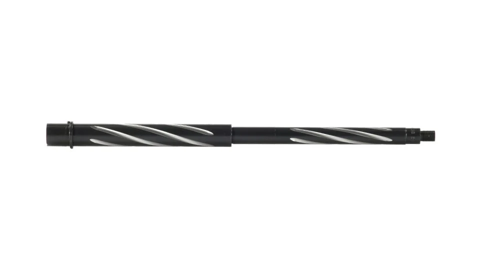 BC-15 Barrel | 5.56 Nato | 16" Black Nitride 416R SS Bear Claw Fluted Heavy Barrel | 1:8 Twist | Carbine Length Gas System