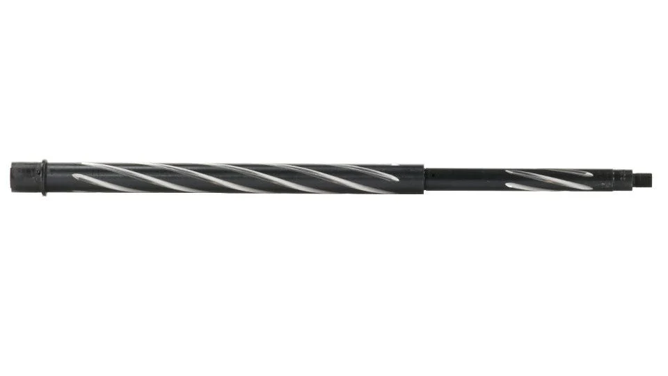 BC-15 | 5.56 NATO | 20" Black Nitride 416R SS Bear Claw Fluted Heavy Barrel | 1:8 Twist | Rifle Length Gas System