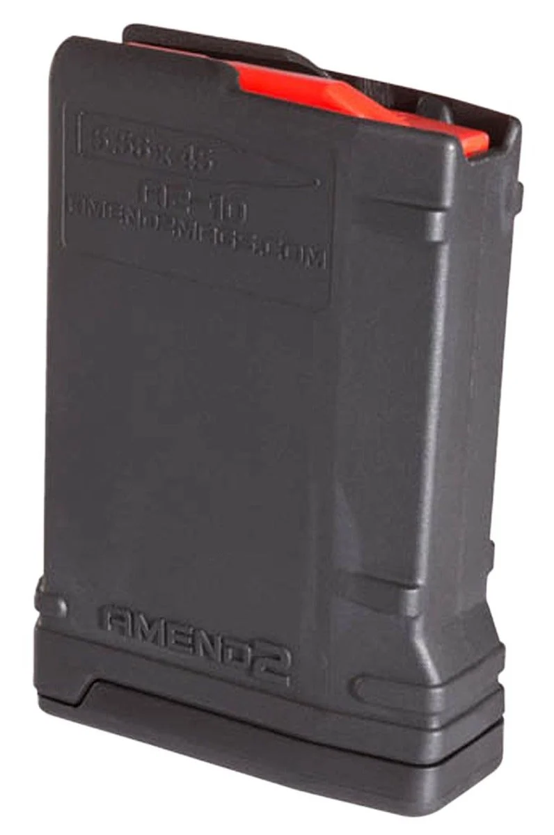 AMEND2 10 ROUND AR-15 MAGAZINE | 223 Wylde/5.56 NATO/.300 Blackout | BLACK - 556MOD2BLK10