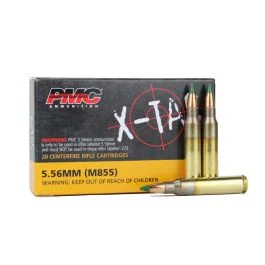 PMC X-TAC 5.56 NATO 62 Grain Green Tip LAP Ammo
