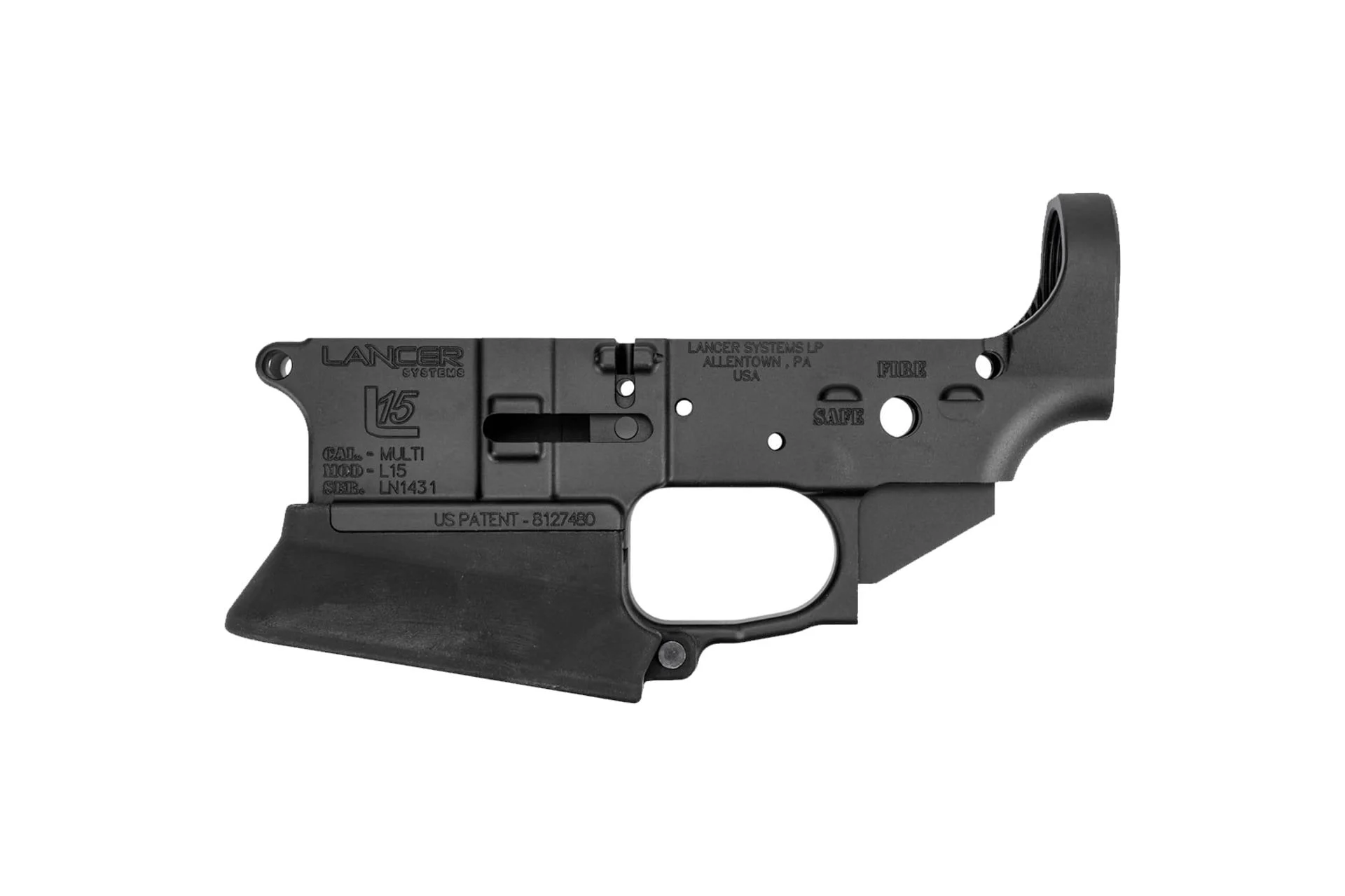 Lancer Systems L15 Stripped Lower Receiver w/ Competition Magwell - 999-000-2720-04