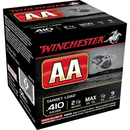 Winchester Aa 410 Gauge 2.50 1/2 oz 9 Shot AA419