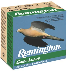 Remington Game Loads GL1675, 16 Gauge, 2-3/4", 1 oz, 1200 fps, #7.5 Lead Shot, 25 Rds/Bx
