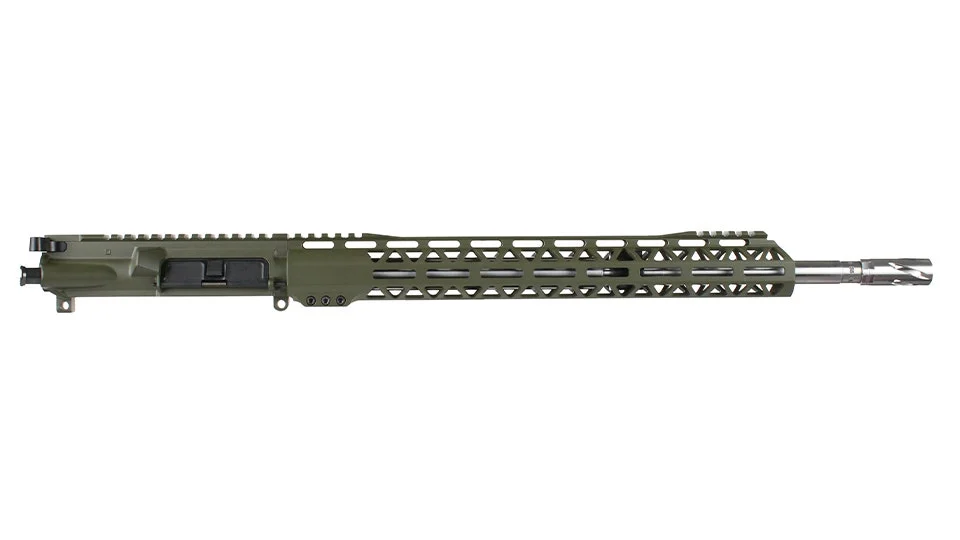 BC-15 | 6.5 Grendel ODG Upper | 18" 416R SS Heavy Barrel | 1:8 Twist | Mid-Length Gas System| Talon 15” MLOK Split  Rail | with BCG & Charging Handle