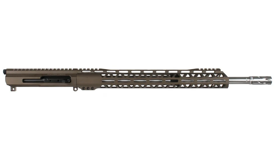 BC-15 | 6.5 Grendel Right Side Charging Midnight Bronze Upper | 18" 416R SS Heavy Barrel | 1:8 Twist | Mid-Length Gas System| Talon 15” MLOK Split  Rail | with BCG & Charging Handle
