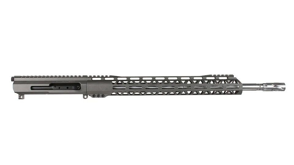 BC-15 | 6.5 Grendel Right Side Charging Tungsten Upper | 18" 416R SS Heavy Barrel | 1:8 Twist | Mid-Length Gas System| Talon 15” MLOK Split  Rail | with BCG & Charging Handle