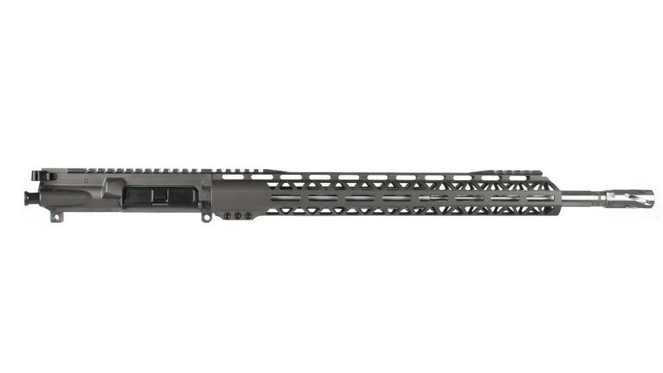 BC-15 | 6.5 Grendel Tungsten Upper | 18" 416R SS Heavy Barrel | 1:8 Twist | Mid-Length Gas System| Talon 15” MLOK Split  Rail | with BCG & Charging Handle