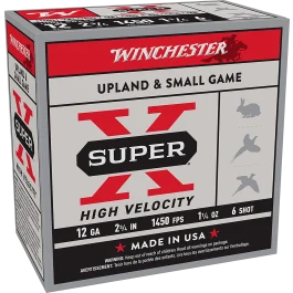 Winchester Super X 12 Gauge 2.75 1-1/4 oz 6 Shot Ammo