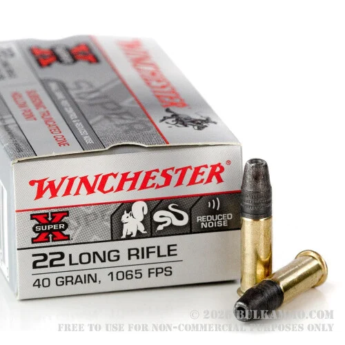 500Rounds of .22 LR Ammo by Winchester - 40gr TC- HP