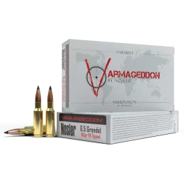 Nosler Varmageddon 6.5 Grendel 90 Grain Flat Base Tipped Ammo