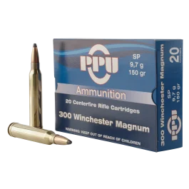 Ppu Standard Rifle 300 Win Mag 150 Grain Soft Point