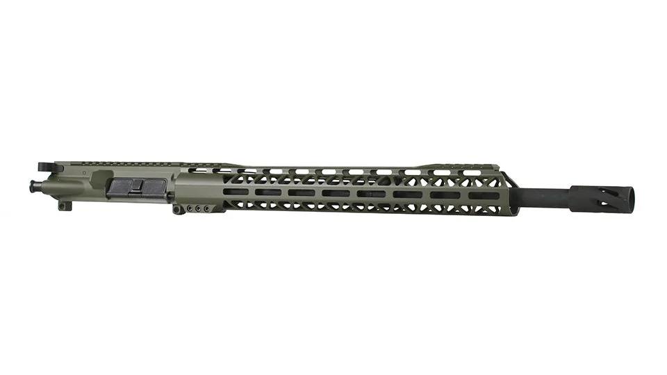 BC-15 | 6mm Arc ODG Cerakote Upper | 18” Parkerized Heavy Barrel | Mid-length Gas System | 1:8 Twist | Talon 15” MLOK Split Rail | with BCG & Charging Handle