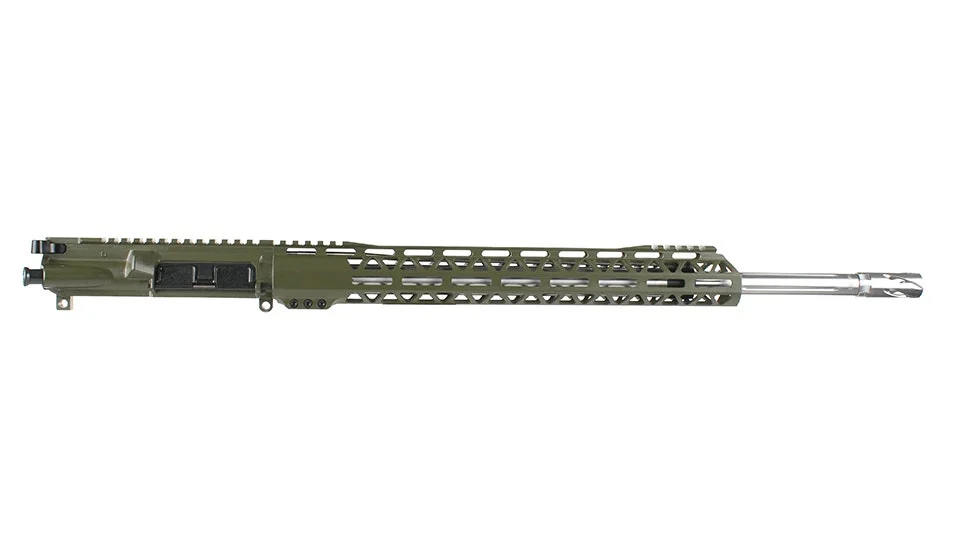BC-15 |  6mm Arc ODG Upper | 20” 416R SS Straight Fluted Heavy Barrel | Rifle Length Gas System | 1:8 Twist | Talon 15” MLOK Split  Rail | with BCG & Charging Handle