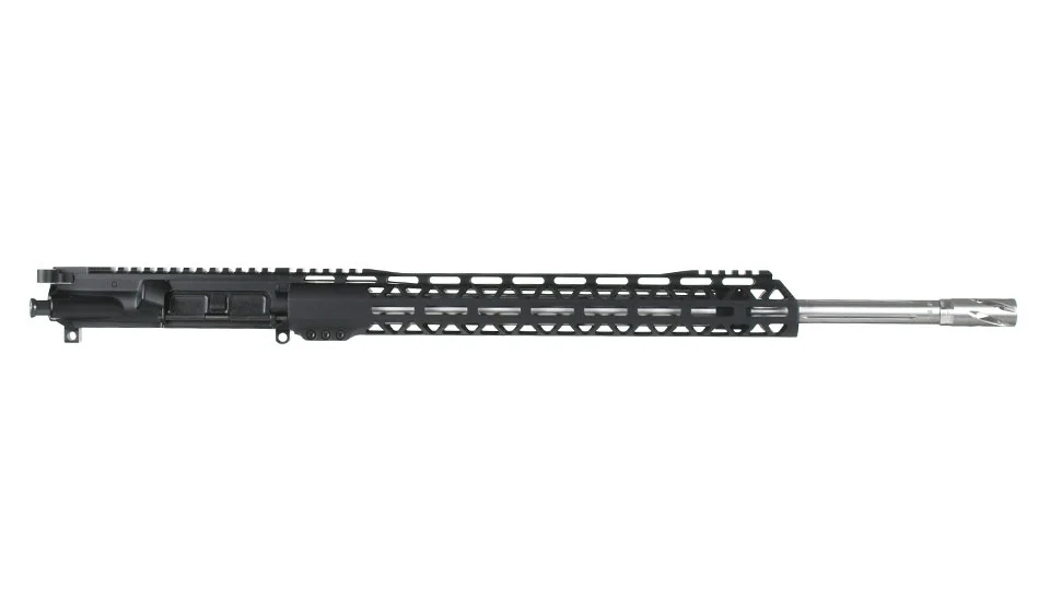BC-15 | .223 Wylde Upper | 20" 416R SS Straight Fluted Heavy Barrel | 1:8 Twist | Rifle Length Gas System | 15" MLOK Split Rail | with BCG & Charging Handle