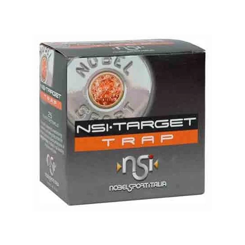 NobelSport Target Trap 20 Gauge Shotshell 2 3/4" #7.5 Lead Shotgun Ammo - 25 Rounds - 8.38E+11