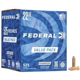 Federal Champion .22 LR, 36 Grain CPHP, 525 Round Value Pack 745