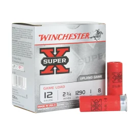 Winchester Super-X Game Load 12 Gauge 2.75" 1 oz. 8 Shot, 25 Rounds XU128