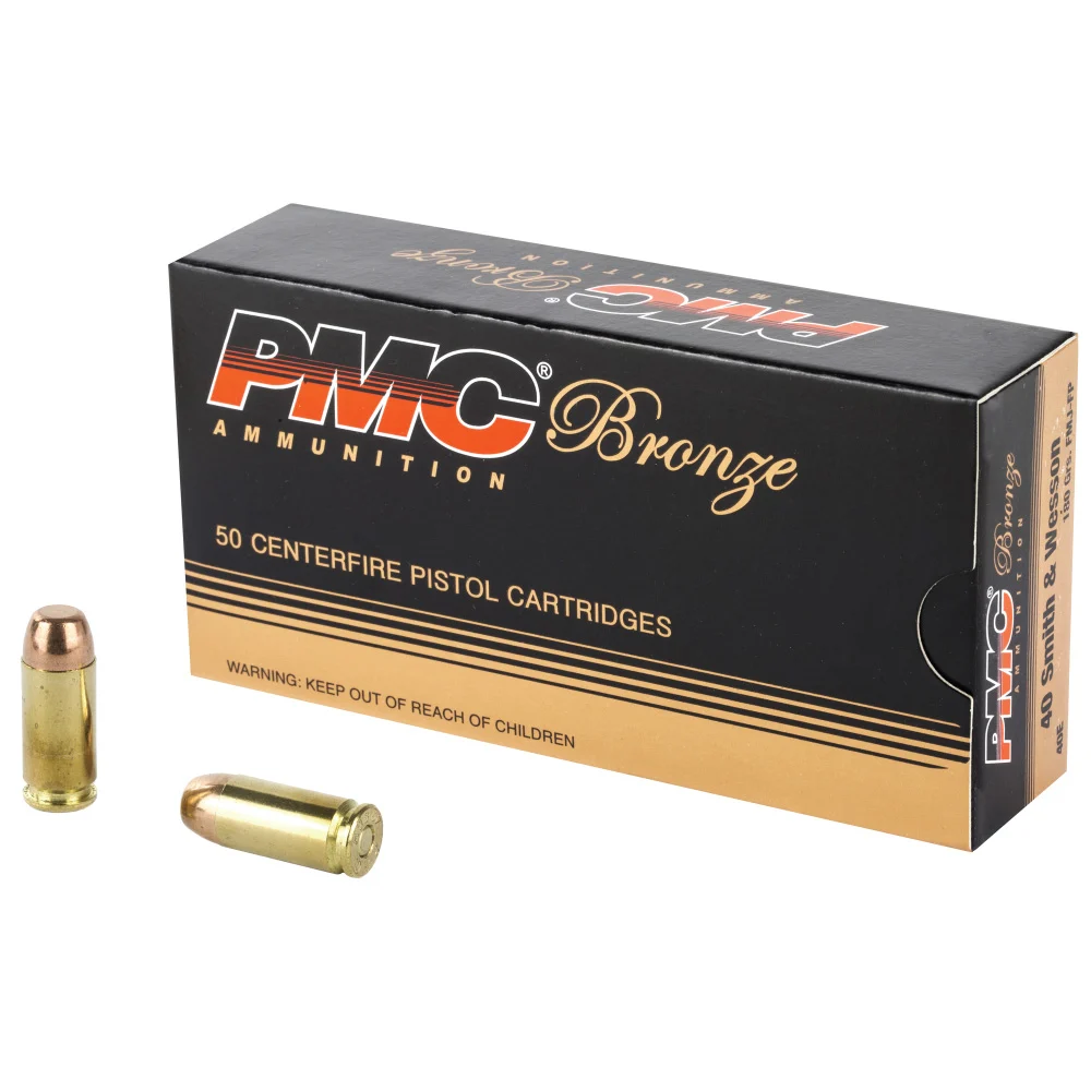 PMC Bronze .40 S&W 180gr FMJ Ammo