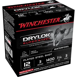 Winchester Drylok Super Steel 12 Gauge 3 1 1/4 oz 3 Shot XSV1233