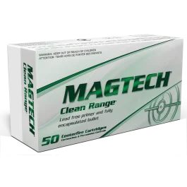 Magtech Clean Range 40 S&W 180 Grain Fully Encapsulated Bullet Flat CR40A