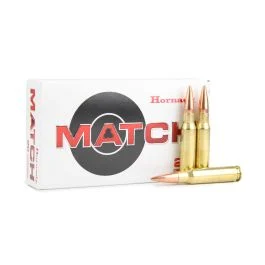 Hornady Match 308 Winchester 168 Gr Boat-Tail Hollow Point